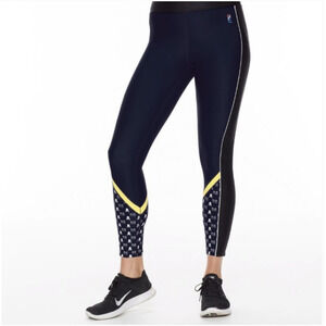 P.E Nation Soulcycle Side To Side Skull Leggings size XS